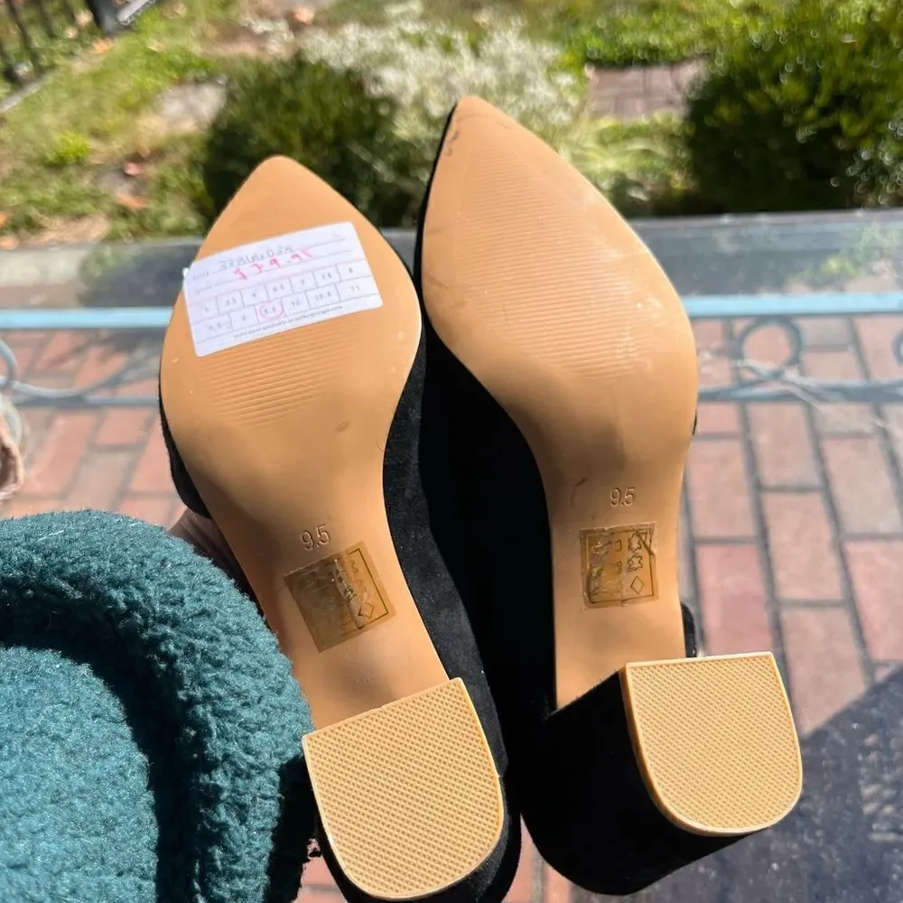 Anthropologie Pilcro Letterpress Suede Pumps NWT